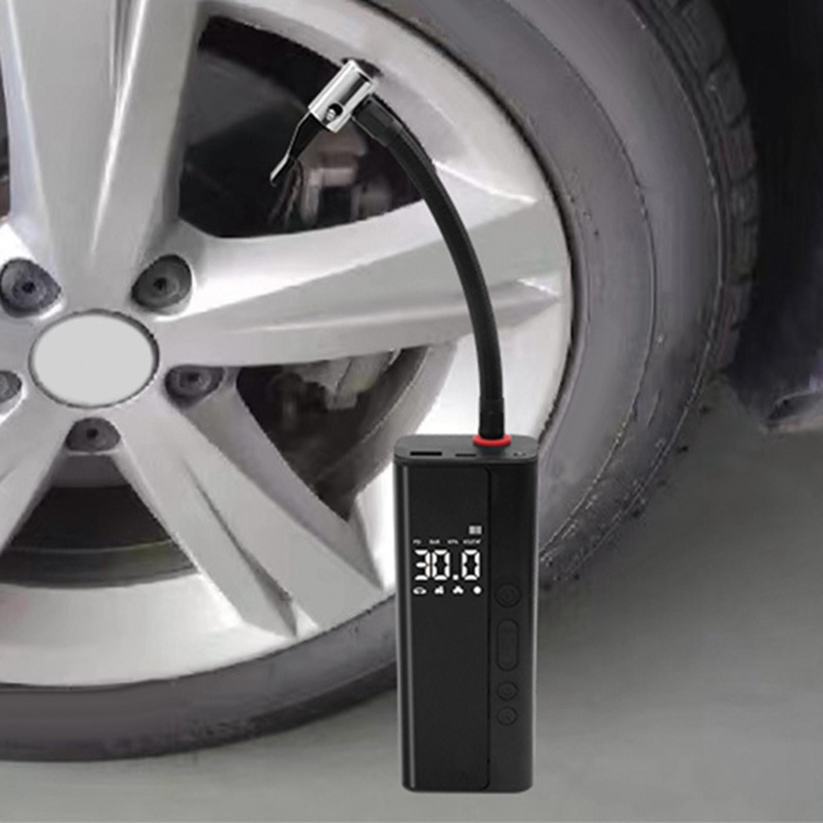 Tire Inflator Digital Display Mini Air Pump for Electric Bike Car Balls