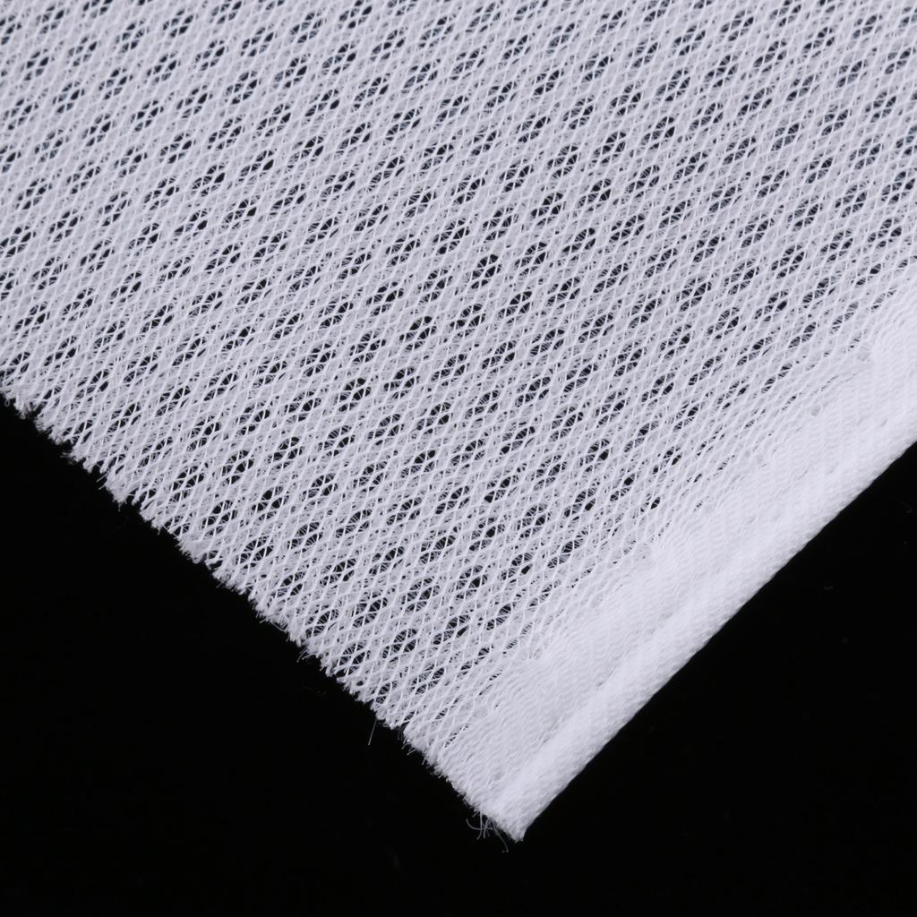 2xSpeaker Grill Cloth Stereo Gille Fabric Speaker Mesh Cloth White