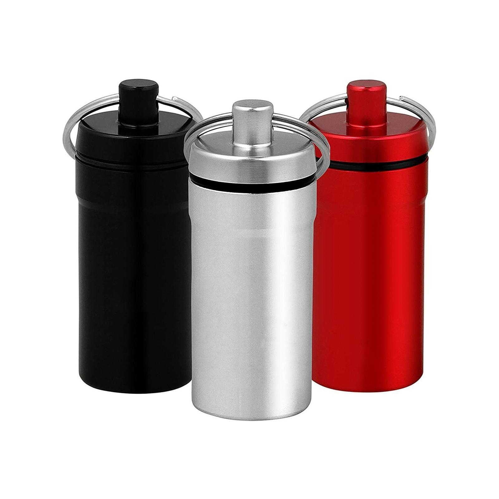 Keychain Holder Box for Pocket Emergency Container Metal Organizer for Camping Hiking Survival Travel