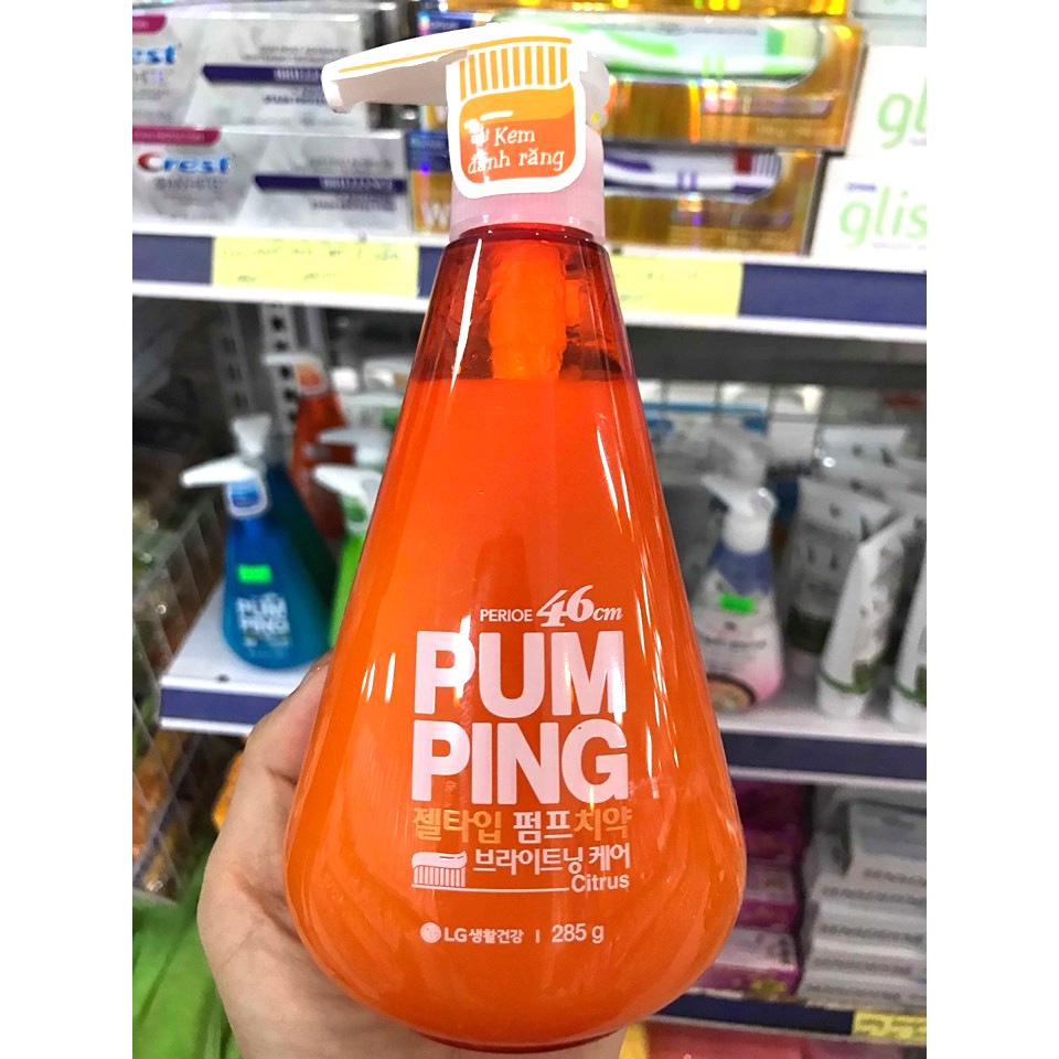 Kem đánh răng Perioe Pumping Citrus Hàn Quốc 285g