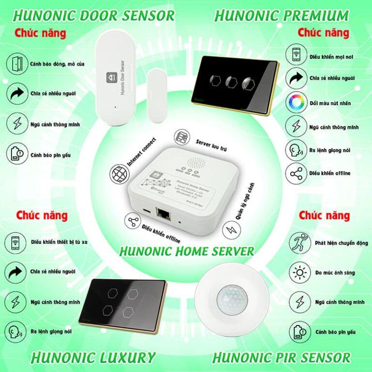 Bộ Điều Khiển Trung Tâm Hunonic Home Server [Hàng Chính Hãng]