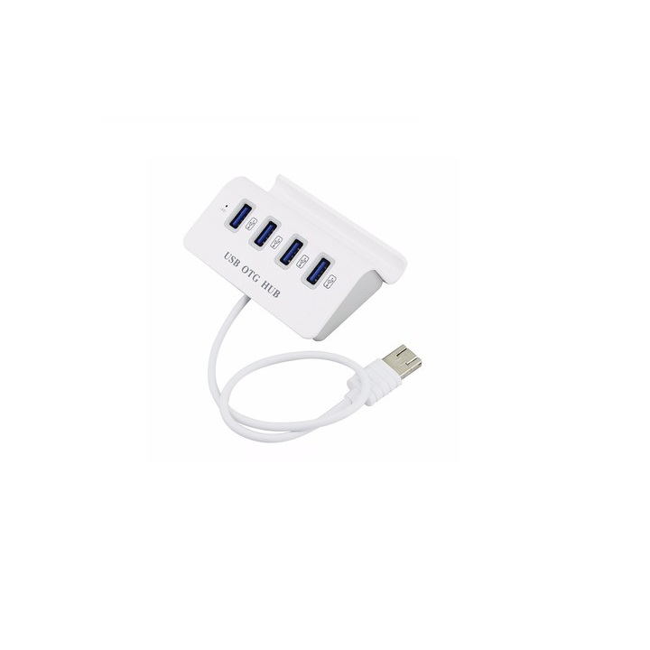 Bộ chia 4 Cổng USB OTG HUB với Dock AZONE cho điện thoại thông minh & Máy Tính