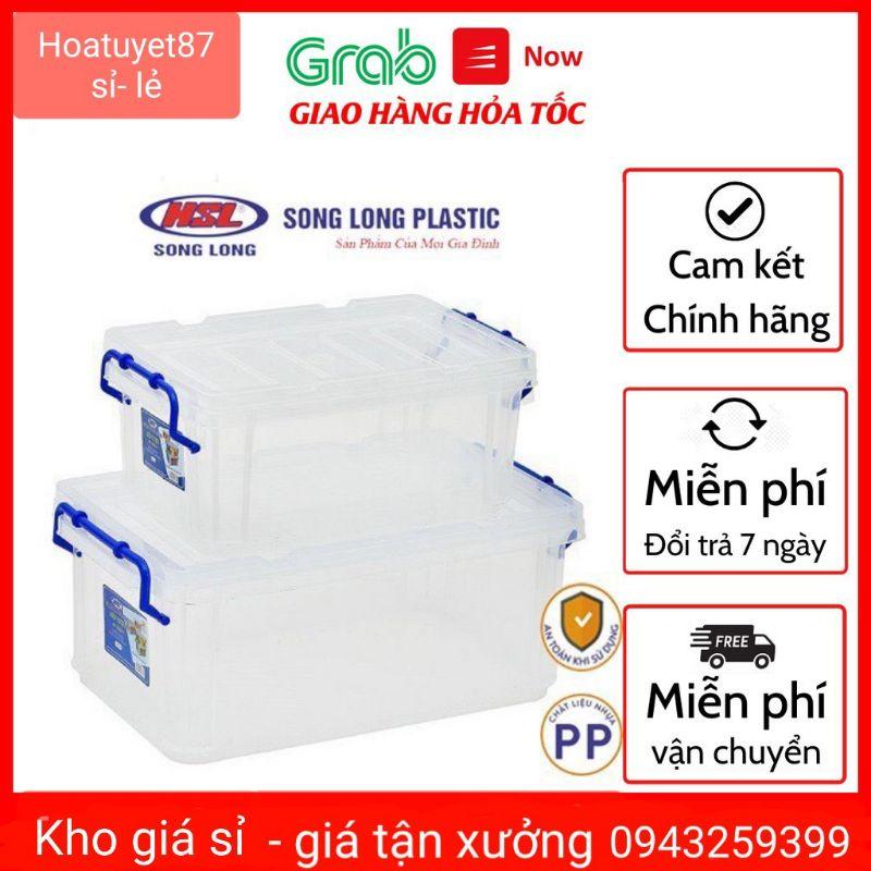 Hộp đựng thực phẩm nhựa có nắp Song Long Plastic đa năng