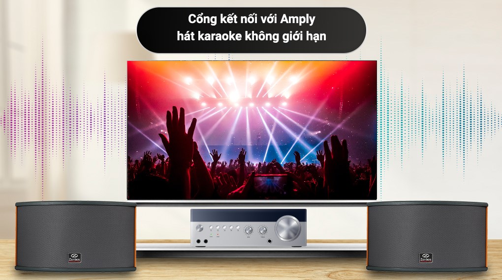 Loa Karaoke gia đình Zenbos CR5 300W/Loa Bass 20 cm, 3 đường tiếng(Hàng Chính Hãng)