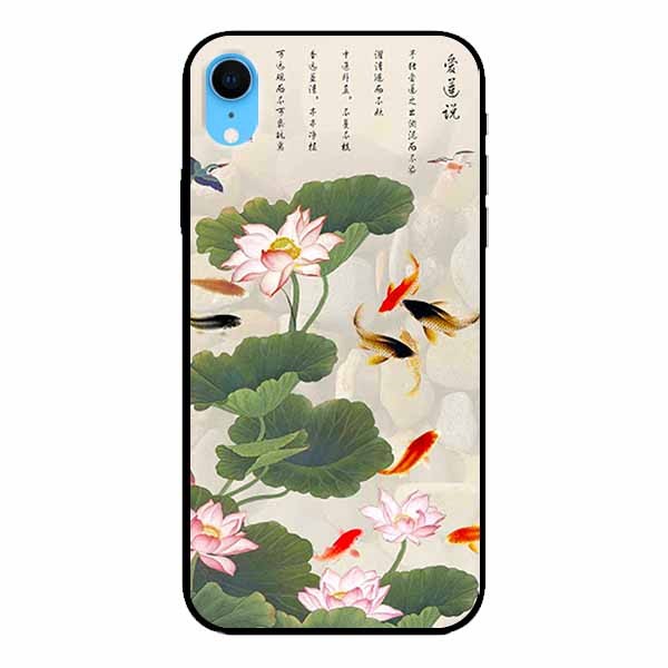 Ốp lưng in cho Iphone XR  Tranh Cá Koi