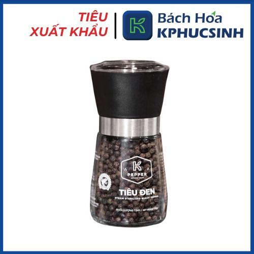 Tiêu đen k pepper 90g kèm cối xay tiêu cầm tay Kphucsinh