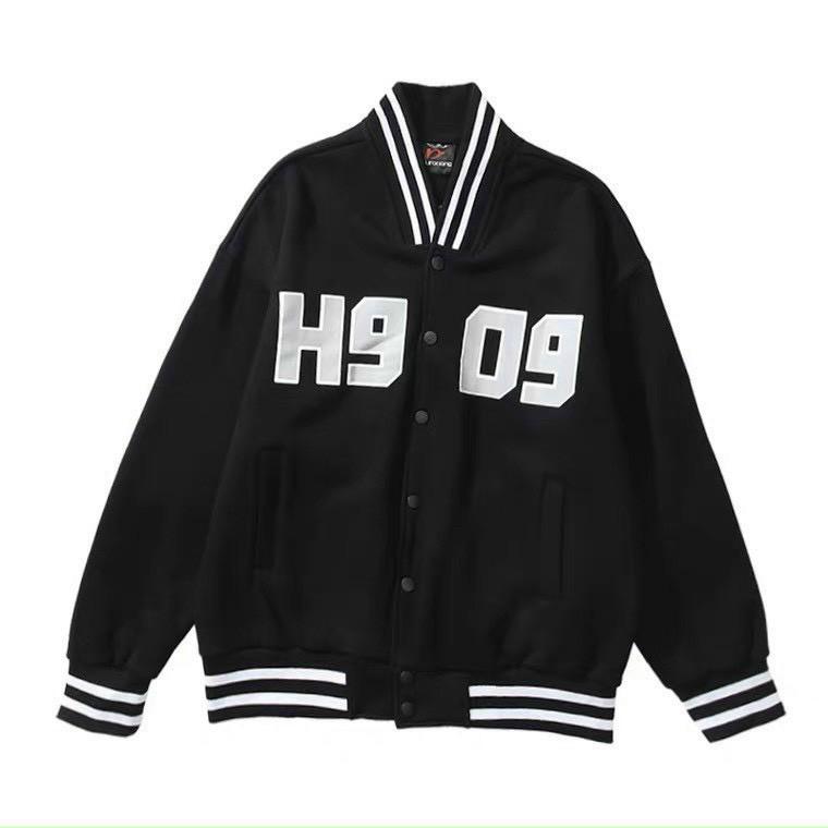 Hình ảnh Áo Khoác Dù Nam Nữ 2 Lớp bomber H9 09 Unisex Mặc Cặp Form Rộng, Áo Khoác Gió Bomber Chống Nắng Ulzzang