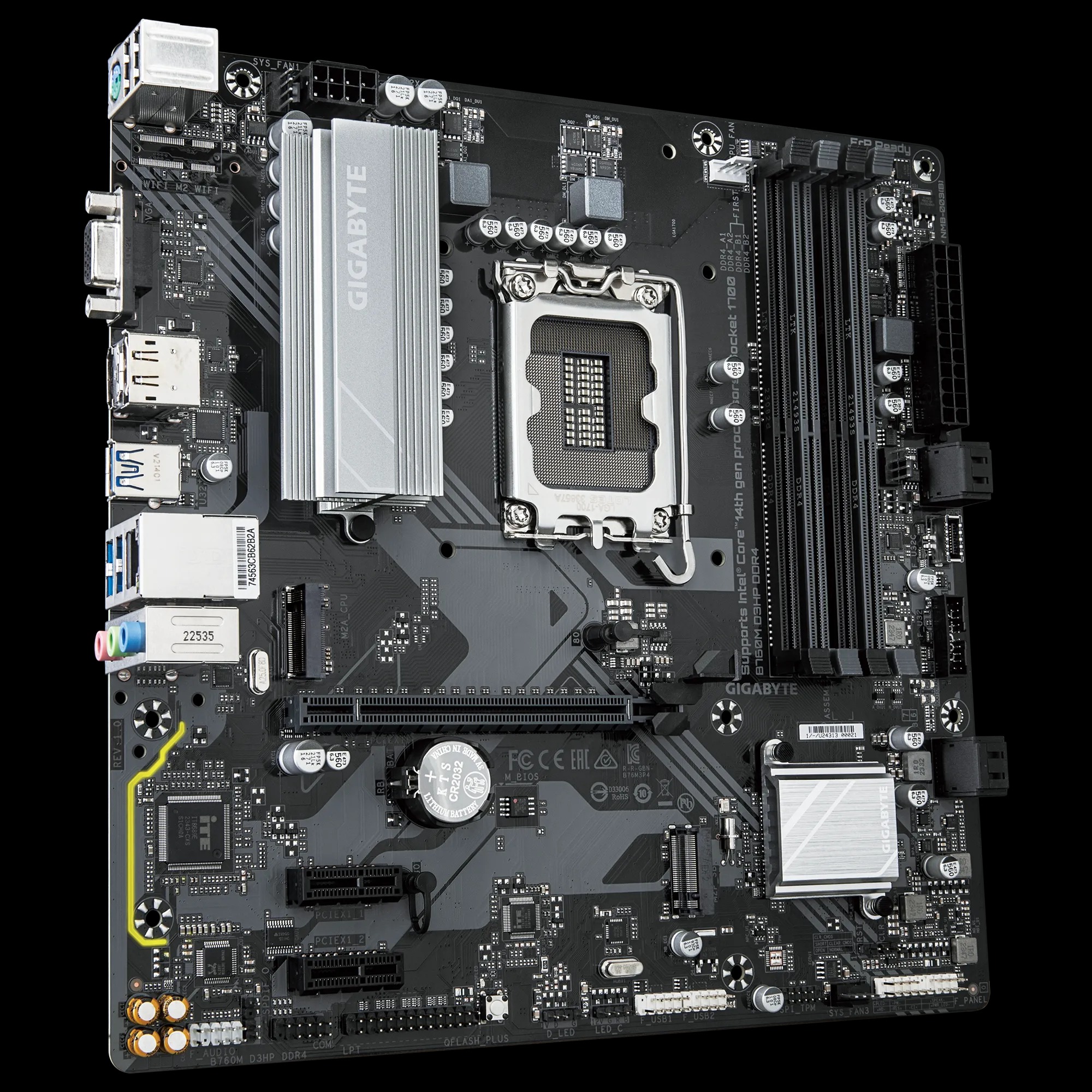 Mainboard Gigabyte B760M D3HP DDR4 Socket LGA1700 - Hàng Chính Hãng