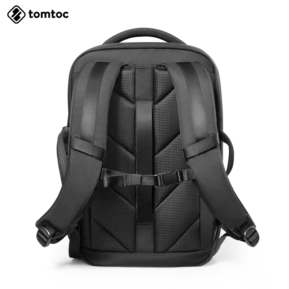 BA LÔ DÀNH CHO LAPTOP 15.6&quot; TOMTOC (USA) X-PAC TECHPACK BLACK 20 lít - H73E1D1 (Đen) - Hàng Chính Hãng