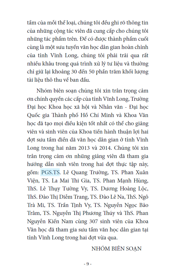 Văn Học Dân Gian Vĩnh Long T1
