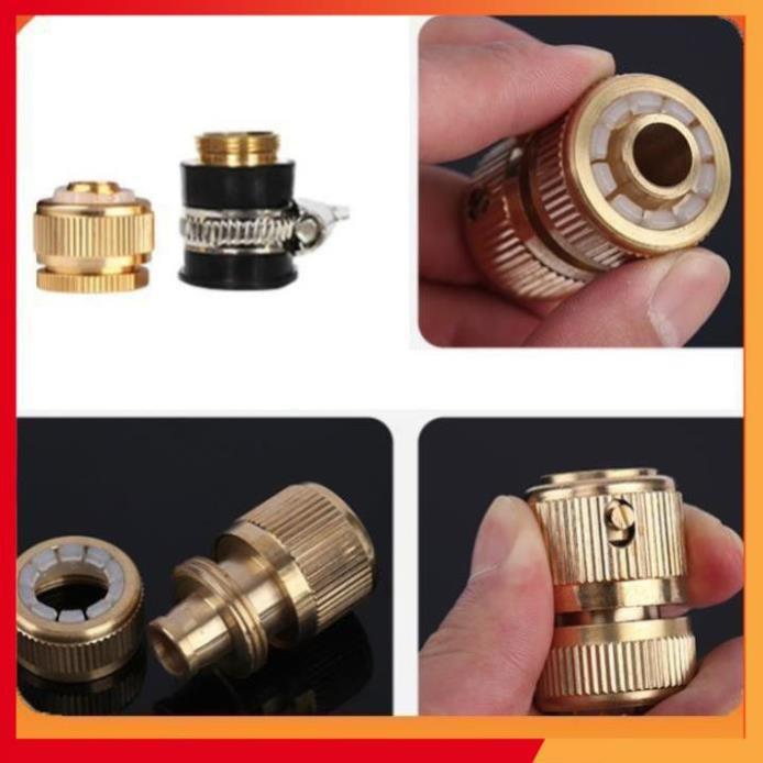 Bộ dây vòi xịt nước rửa xe,tưới cây . tăng áp 3 lần,loại 3m, 5m 206701 đầu đồng,cút đồng,nối đồng+ tặng đai