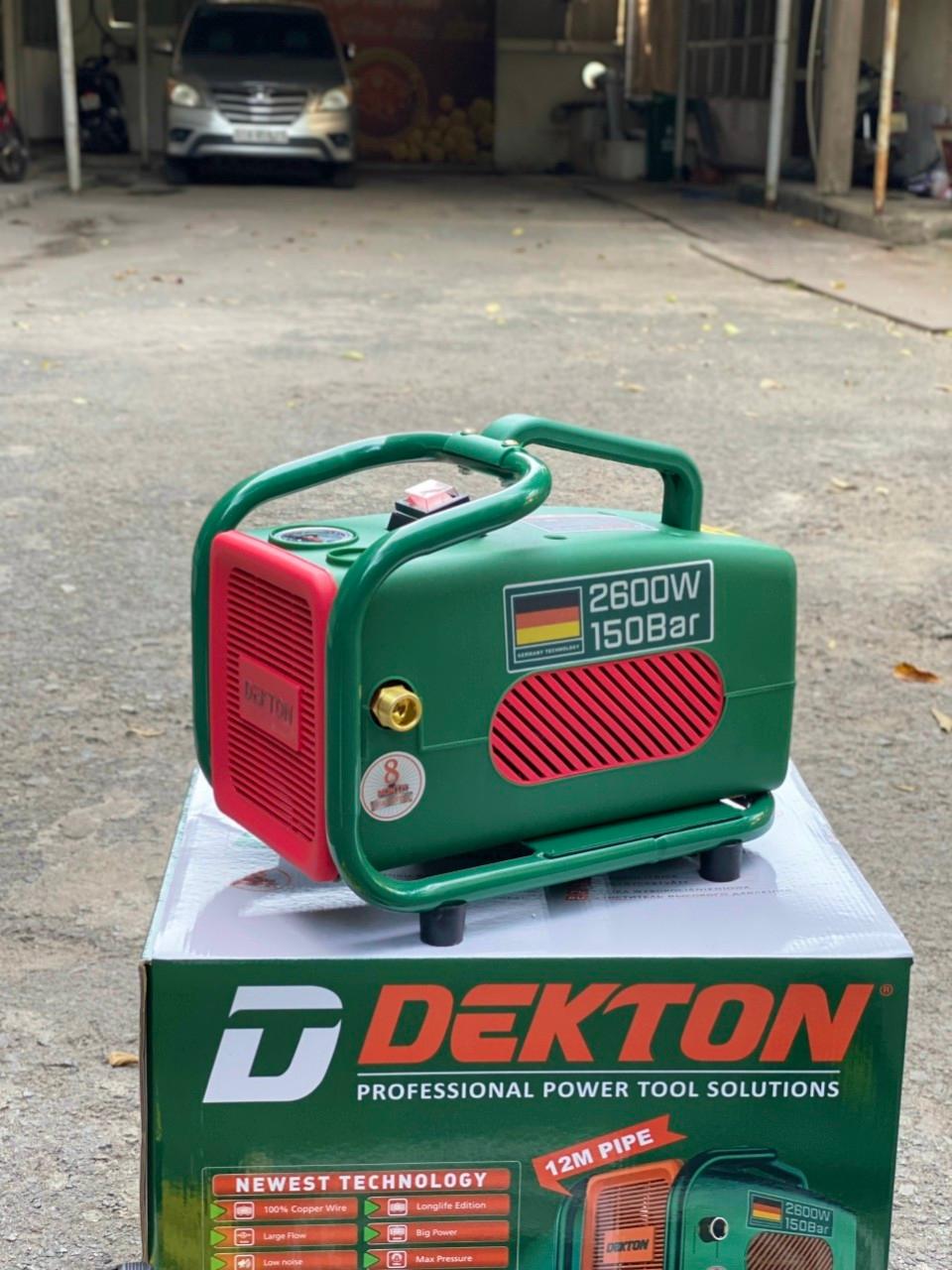 MÁY RỬA XE SIÊU MẠNH 2600W 150BAR DEKTON DK-CWR2600F - HÀNG CHÍNH HÃNG
