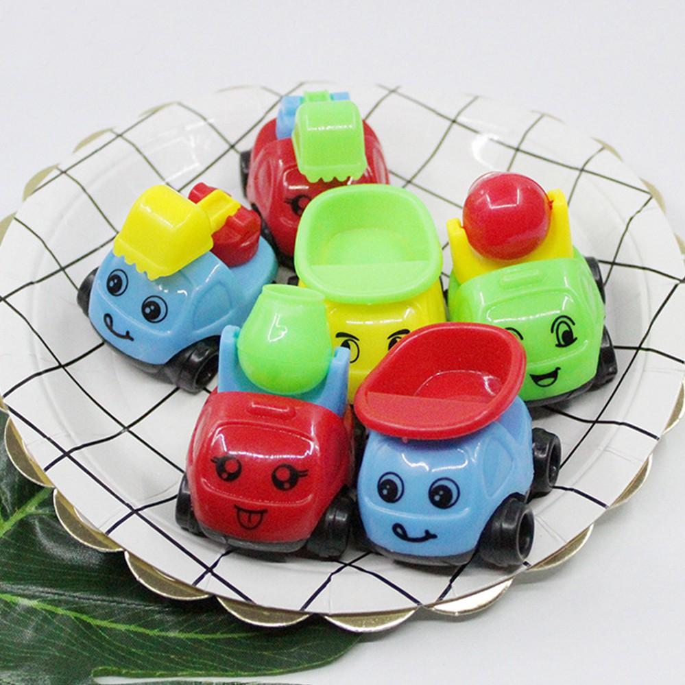 Bộ 20 đồ chơi xe ô tô công trình Vacimall Cars 5.5 cm xinh xắn nhựa PVC cho bé vui chơi