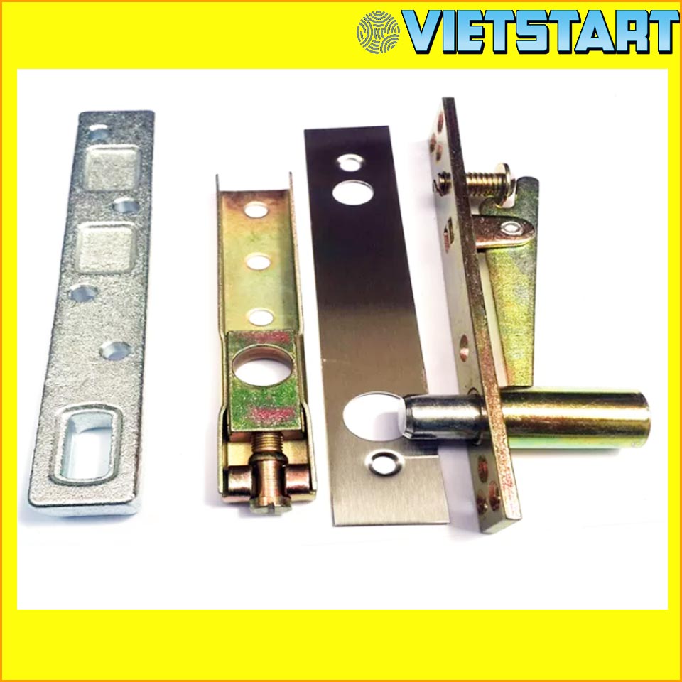 Phụ kiện Bản lề sàn YANK -cối trên &amp; cối dưới lắp cho cửa nhôm, cửa gỗ, cửa inox