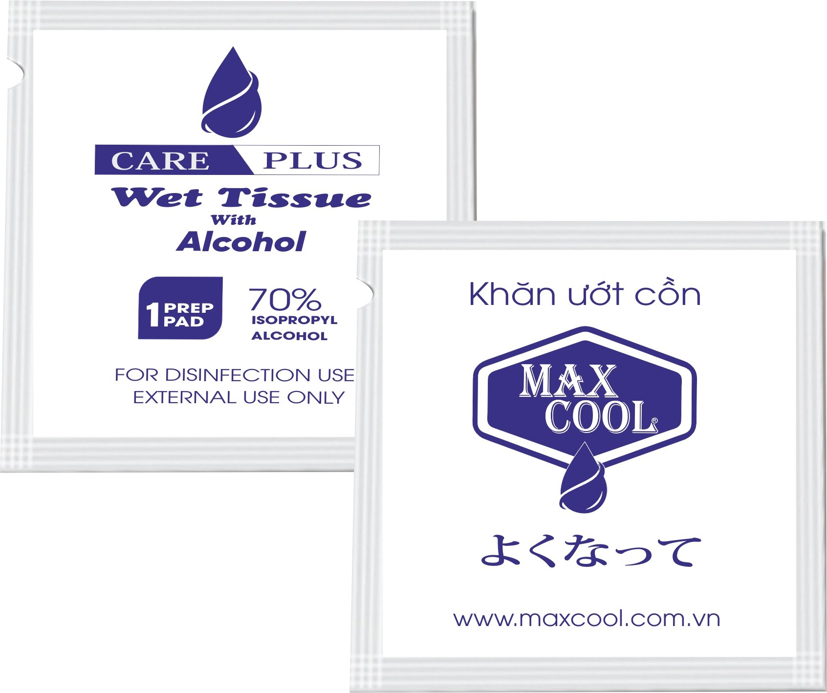 KHĂN ƯỚT CỒN Y TẾ MAX COOL - 100 MIẾNG