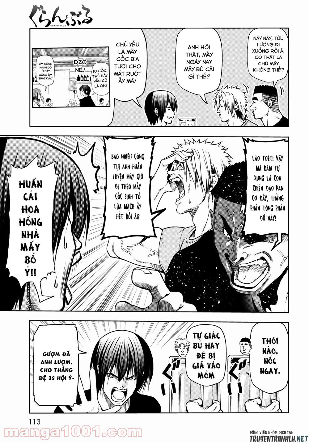 cô gái thích lặn - grand blue chapter 70 24