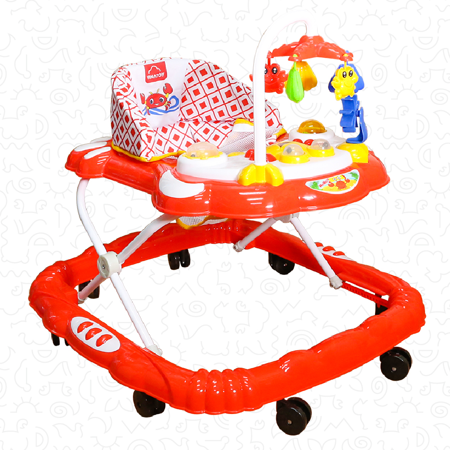 Xe Tập Đi Nhựa Chợ Lớn L4 Con Cua Dành Cho Bé Từ 6 -12 Tháng - M1839-XTĐ