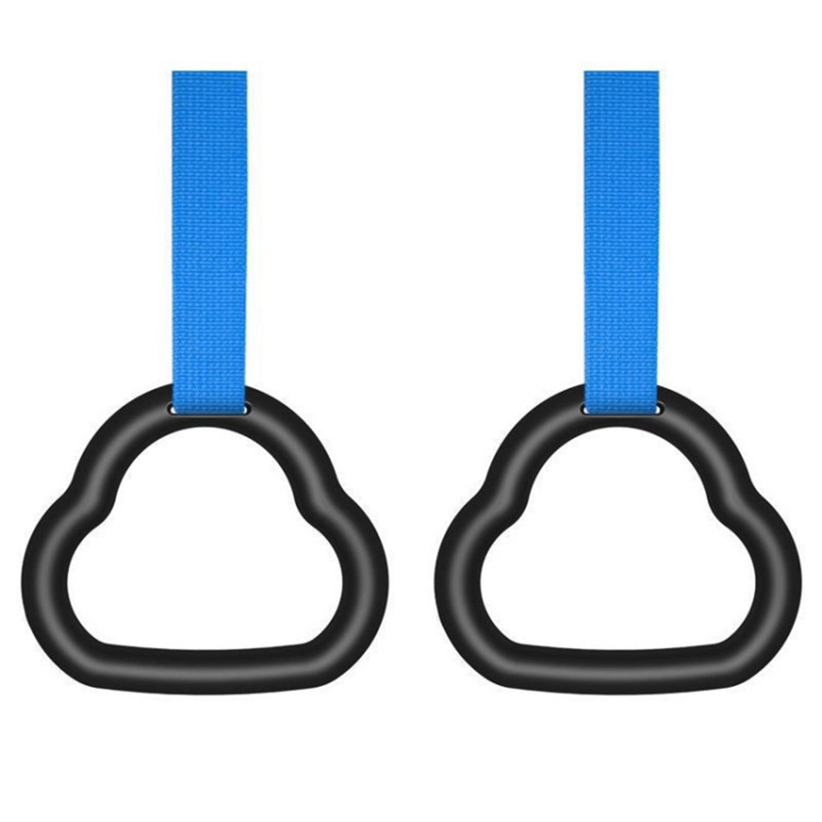 Gymnastics Rings Gym Bar Attachment Non Slip Handle Exercise Rings Training Rings for Home Gym Full Body Fitness Workout Equipment