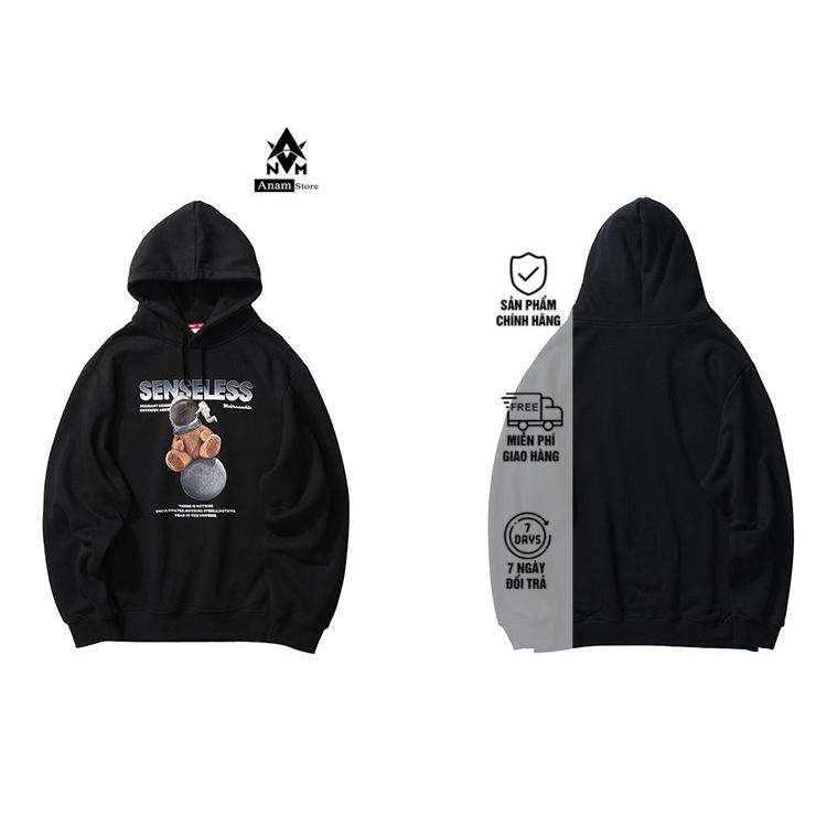 Áo Hoodie Đen Trắng Nam Nữ PHI HÀNH GIA cool , Vải Nỉ Ngoại Dầy Dặn