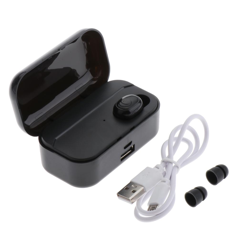 In-ear Wireless Earphone Headset Headphone Earbuds Hands-free Gift Black