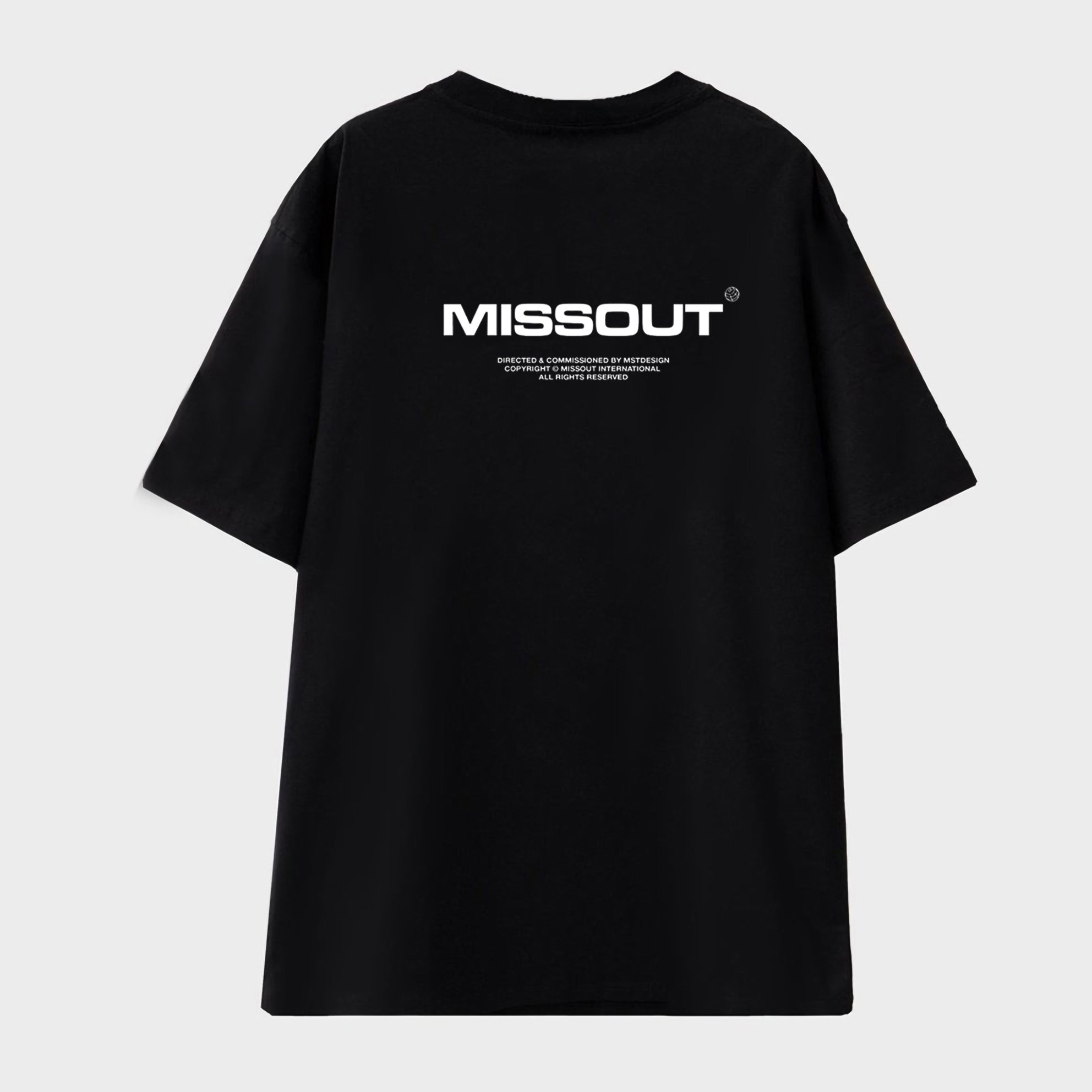Áo thun tay lỡ SAM CLO nam nữ form rộng Unisex mềm mại, thoáng mát mặc cặp, nhóm in chữ MISSOUT - 100% COTTON