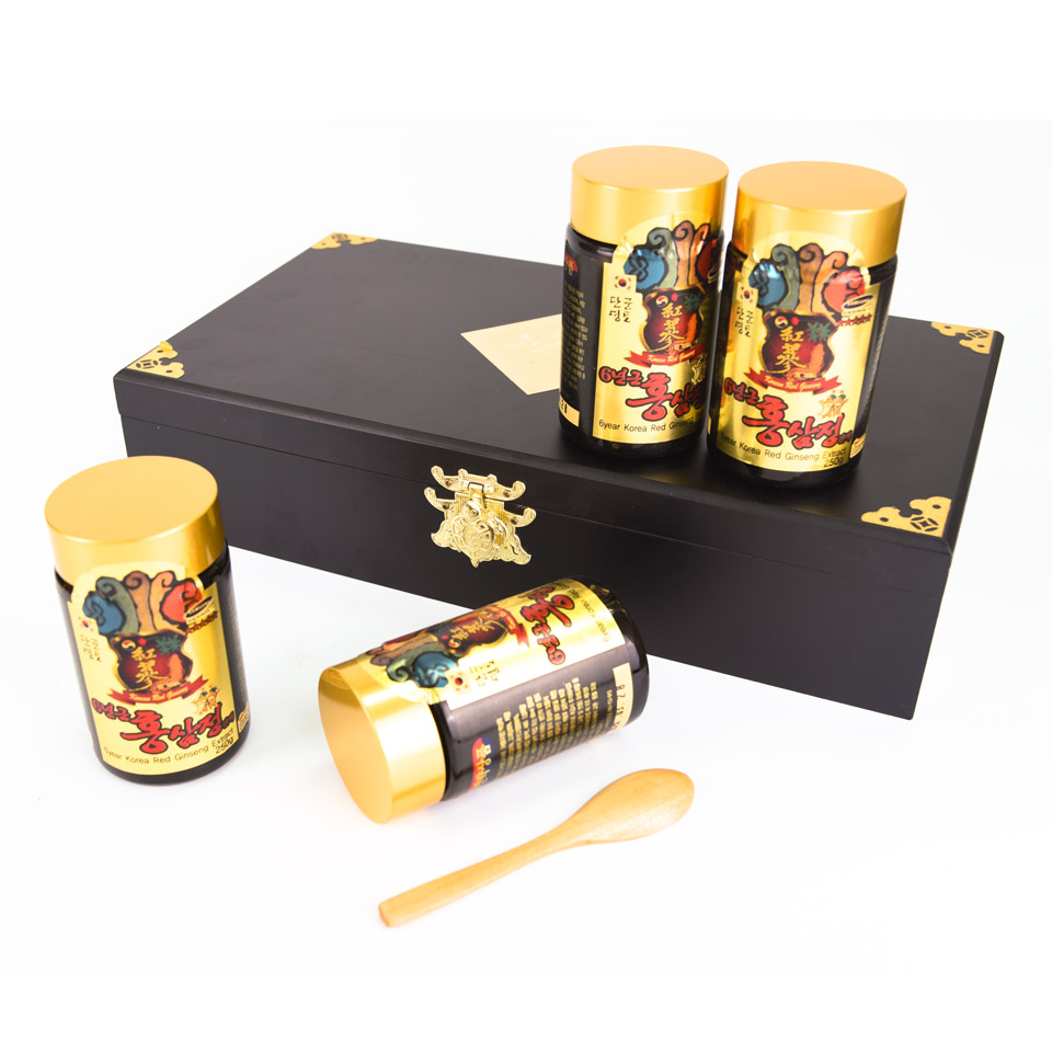 Cao hồng sâm Kangwa hộp gỗ - 4 lọ