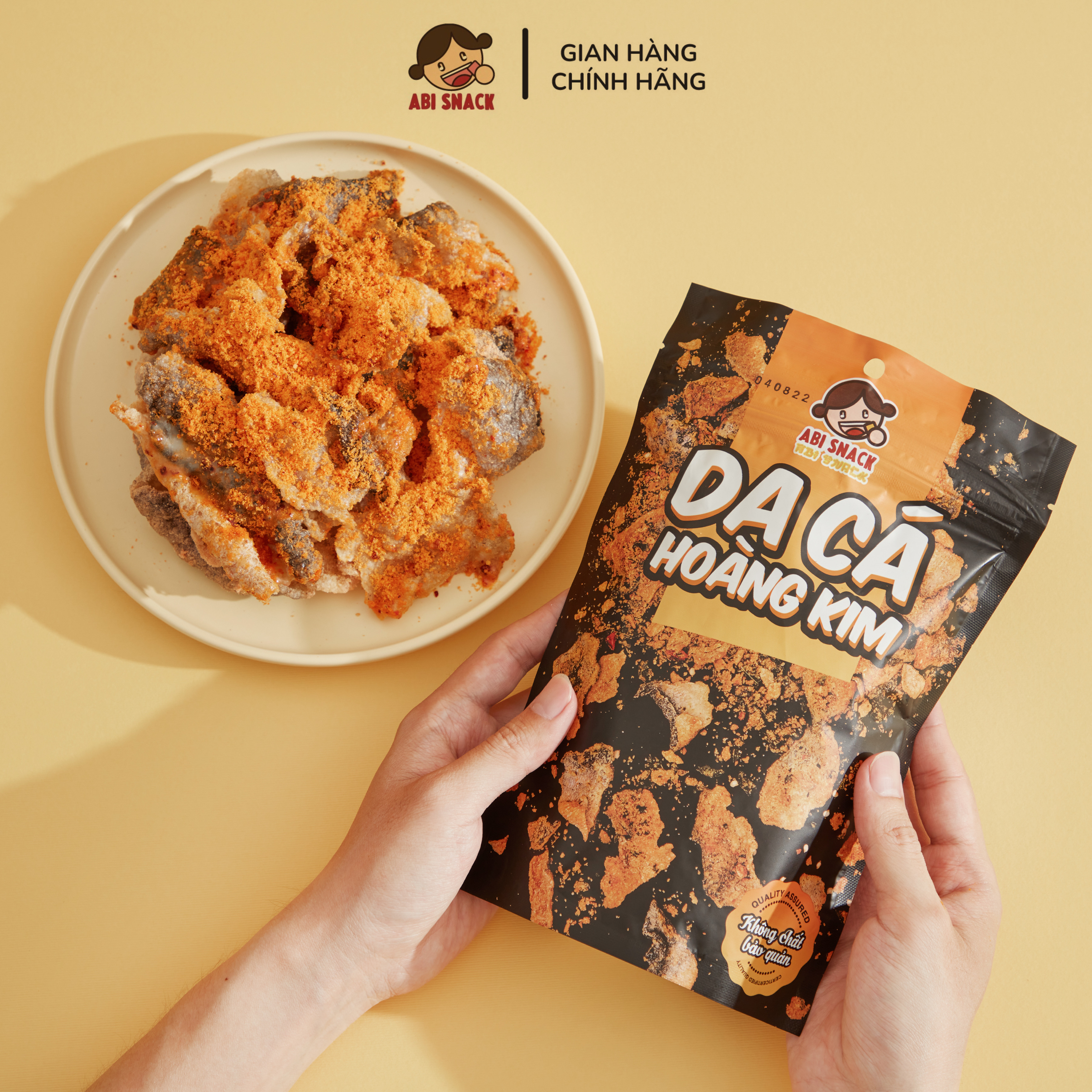 Da Cá Hoàng Kim - Da Cá Trứng Muối ABI SNACK