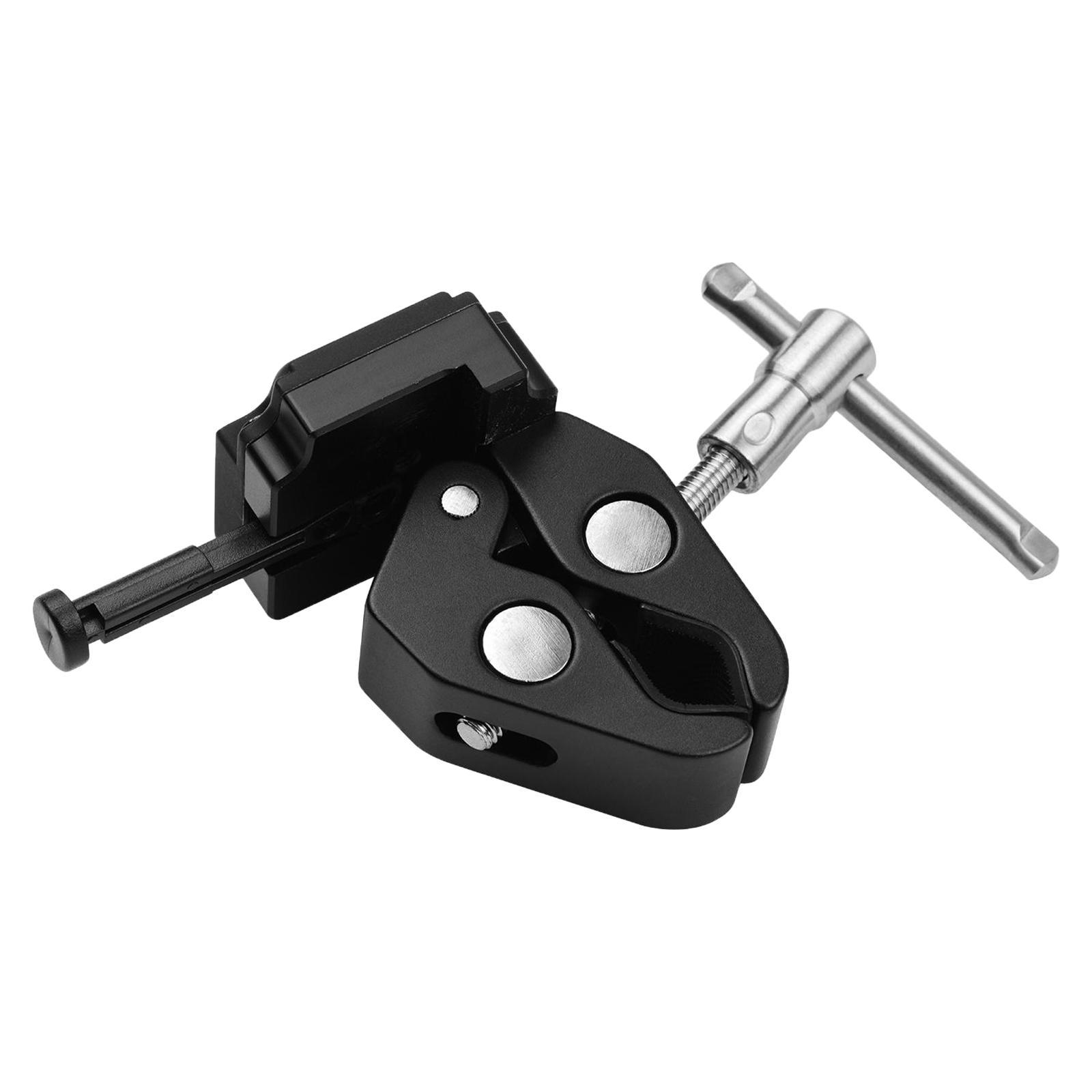 Adapter with Clamp Alloy for Light Stand Tripod 1.2kg Load Capacity