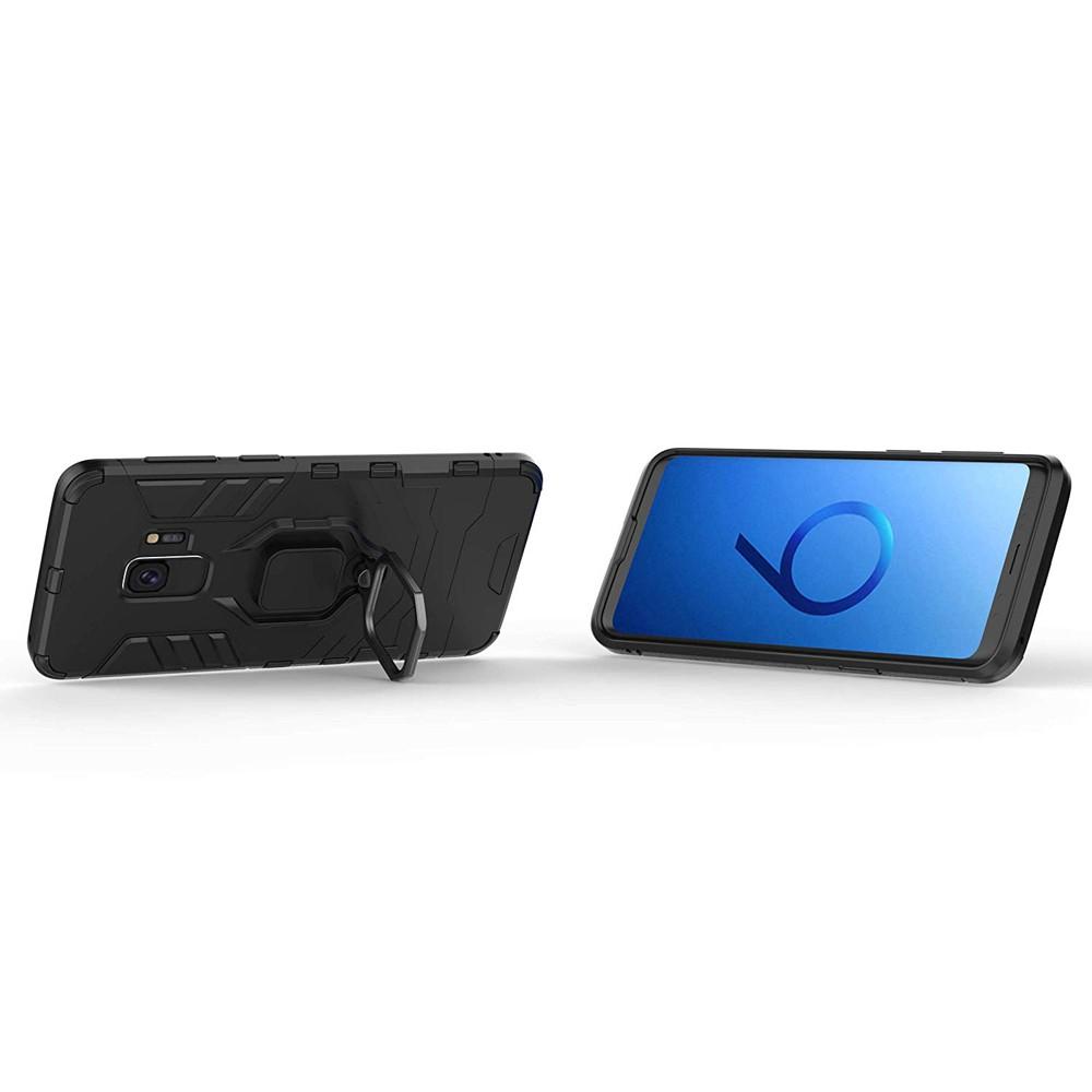 Ốp lưng cho Samsung S9 iron man chống sốc kèm nhẫn xoay chống xem video bảo vệ camera
