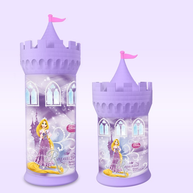 Sữa tắm bé gái lâu đài công chúa Disney Rapunzel 350ml