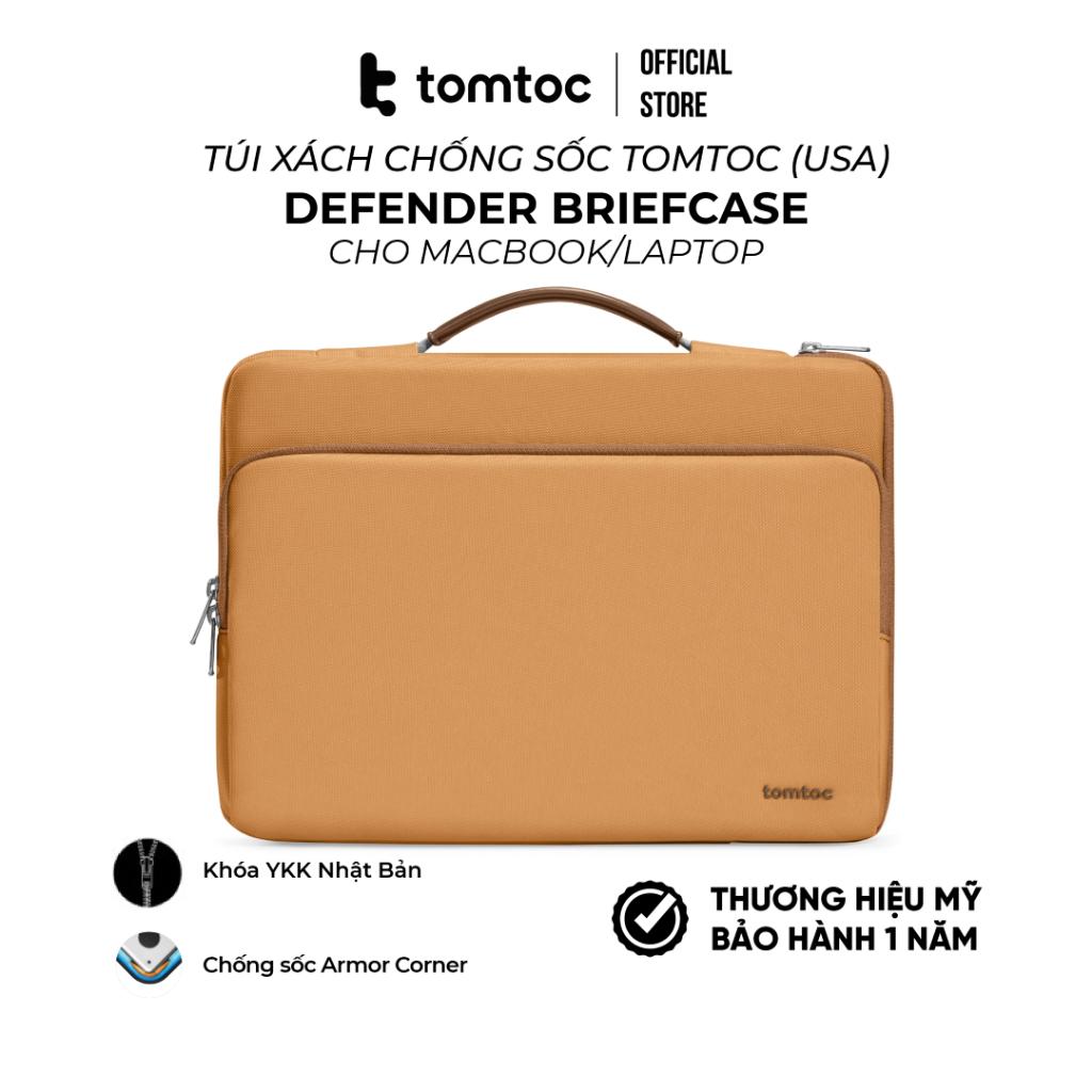 Túi xách chống sốc Tomtoc Briefcase cho cho Macbook Air/Pro13 /Pro 14/ Air 15/ Pro 16 - Hàng chính hãng