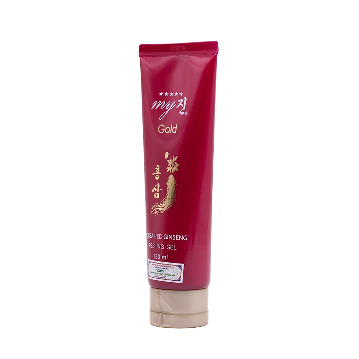 Gel tẩy tế bào chết sáng da hồng sâm Hàn Quốc My Gold Korea Red Ginseng Peeling Gel (130ml) – Hàng Chính Hãng