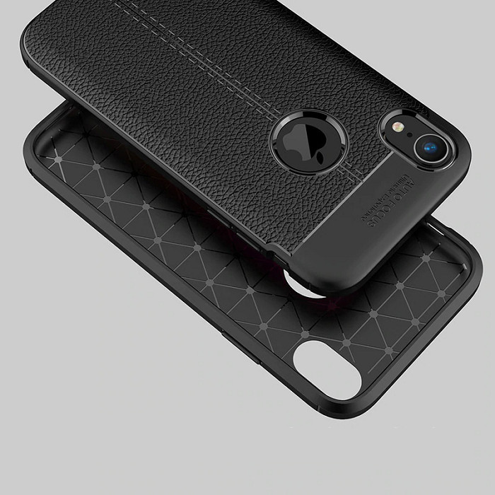 Ốp lưng silicon giả da, chống sốc chính hãng Auto Focus dành cho iPhone XR