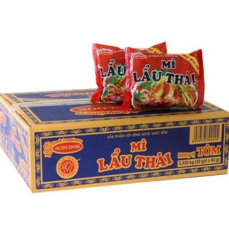 Combo 10 gói Mì Lẩu Thái Tôm (1 gói 80gr)