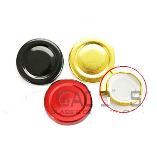 Chai Thủy Tinh Tròn Nắp Thiết 200ml , 250ml Nắp Thiết | Tùy chọn màu Nắp và Dung tích