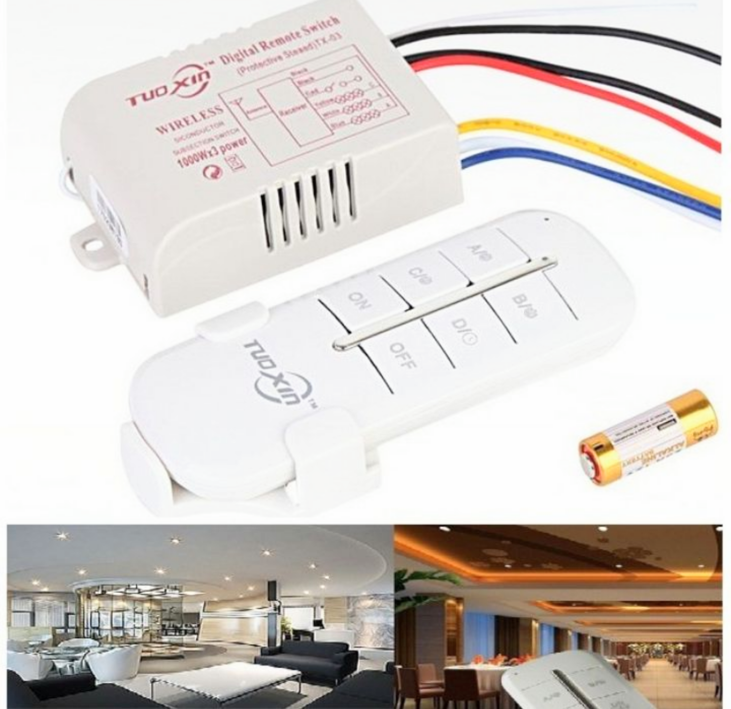 BỘ ĐIỀU KHIỂN TỪ XA BẬT TẮT ĐÈN TỰ ĐỘNG THÔNG MINH HÀNG CHUẨN CHẤT LƯỢNG