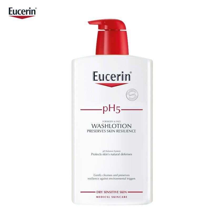 Eucerin Sữa Tắm Và Rửa Mặt Dành Cho Da Nhạy Cảm Ph5 1000ml