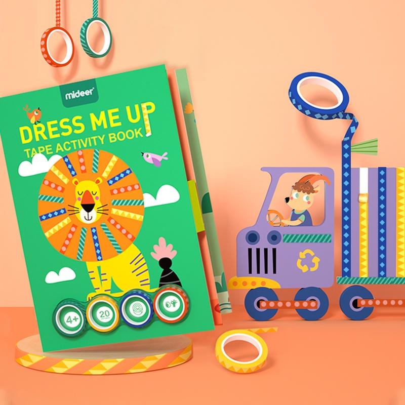 Đồ Chơi Sáng Tạo Mideer Tap Activity B00k Dress Me Up, Đồ Chơi Giáo Dục Cho Bé