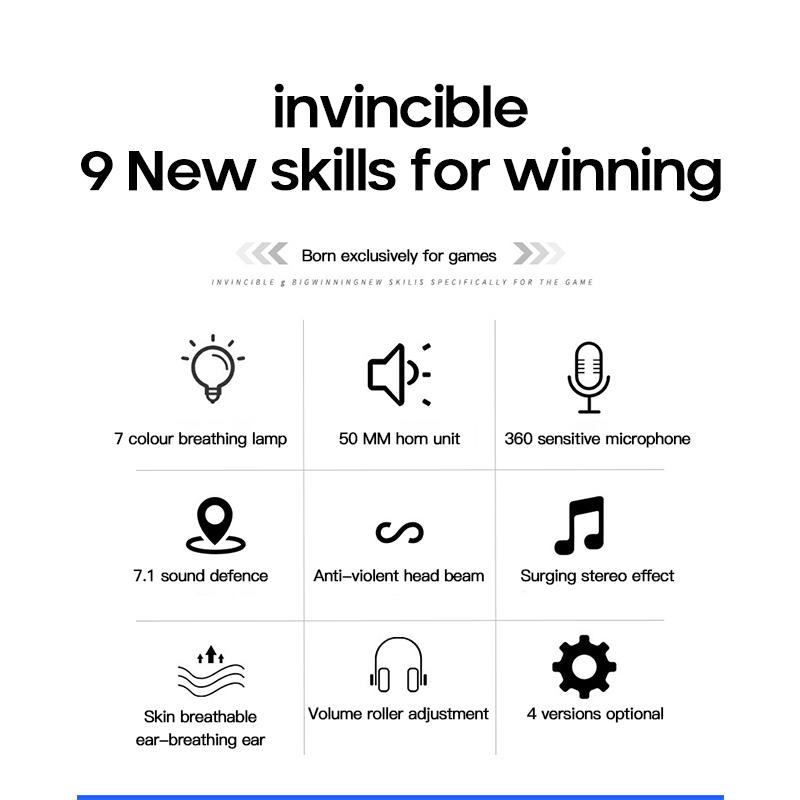 7.1 kênh Chơi Game Có Dây Tai Nghe gắn Đầu Máy Tính PUBG Có Micro Thích Hợp Cho Máy Tính Điện Thoại Di Động Và Các Thiết Bị Khác