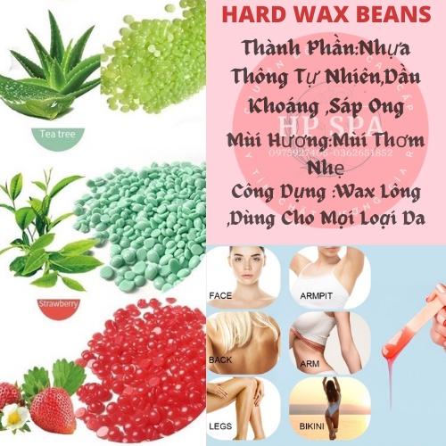 Sáp Wax Lông Cao Cấp Dạng hạng đậu bám mọi loại lông + tặng kèm que gỗ