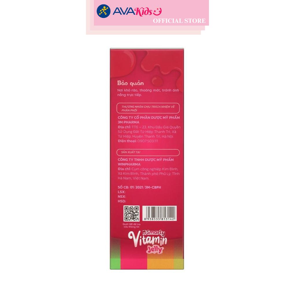 Thạch M'Smarty Vitamin giúp tăng cường sức đề kháng 24 gói (từ 2 tuổi)