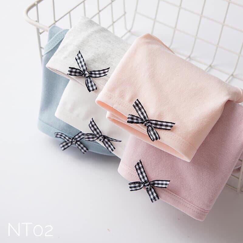 LỐ 10 QUẦN LÓT COTTON NƠ THẤM HÚT MỒ HÔI SIÊU THOÁNG 012