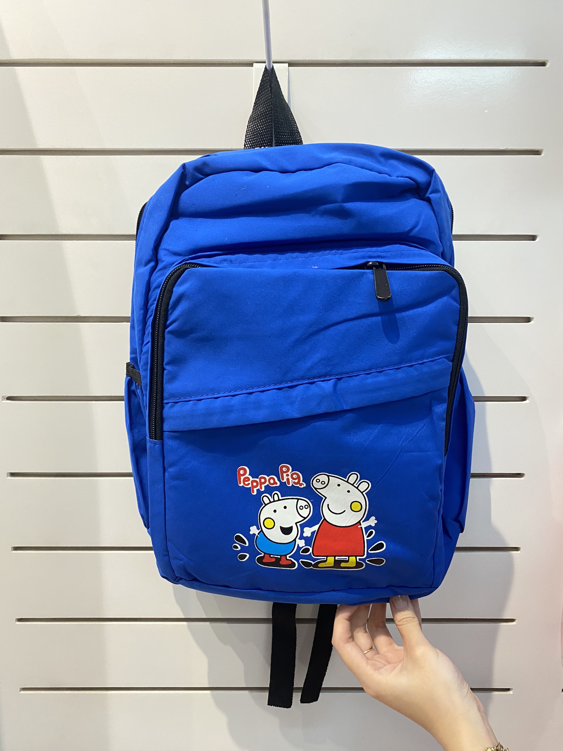 Balo dù 15''EO Heo PeppaPig màu xanh siêu cưng dành cho các bé trai, bé gái HT612010-HEO -