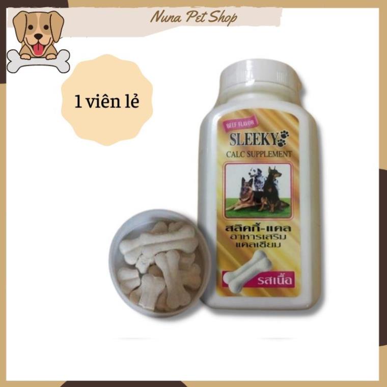 Viên canxi và vitamin cho chó mèo