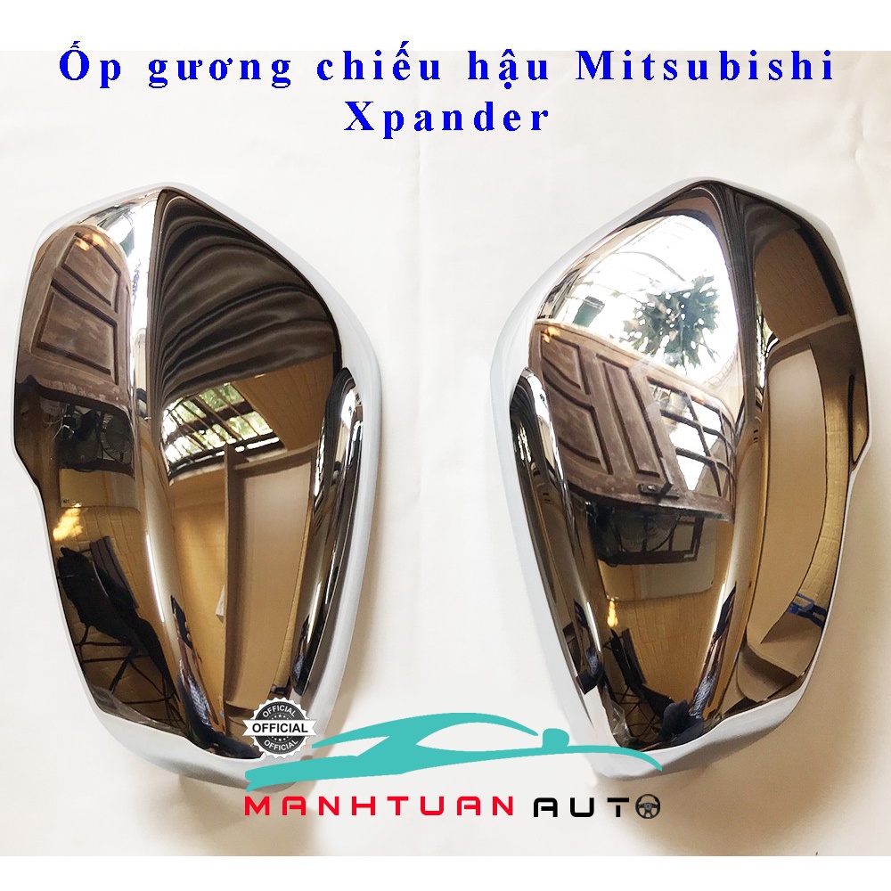 Ốp gương chiếu hậu Mitsubishi Xpander 2018-2022 mạ crom cao cấp