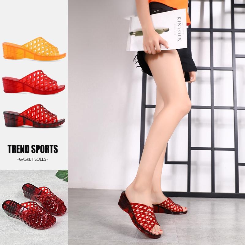 Giày Sandal Đế Xuồng Thời Trang Mùa Hè Cho Nữ