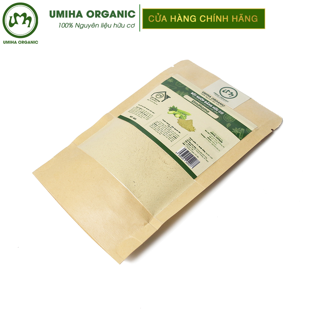 Bột Mướp Đắng đắp mặt nạ hữu cơ UMIHOME nguyên chất | Bitter gourd powder 100% Organic 135G