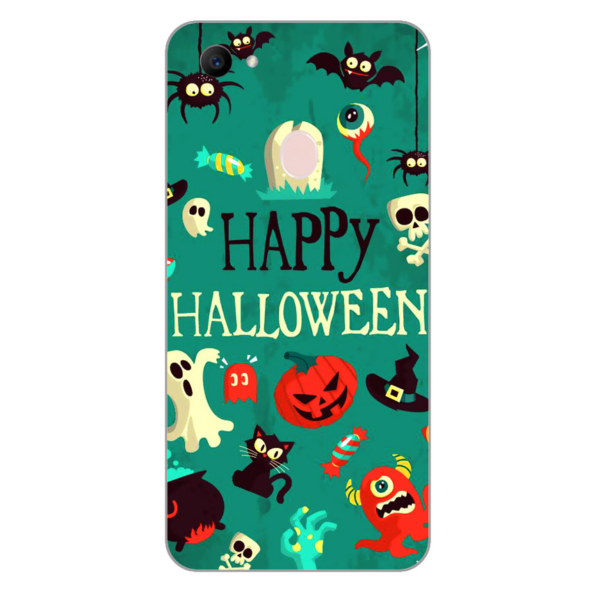 Ốp lưng Halloween cho điện thoại Oppo F7_Mẫu 03