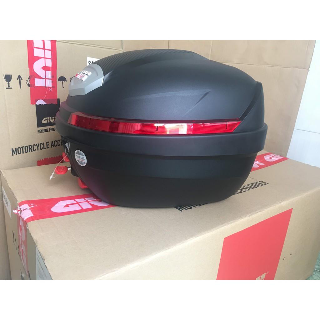 Thùng givi B270N 27 lit, kèm đế, ốc gắn, thùng gắn sau xe máy