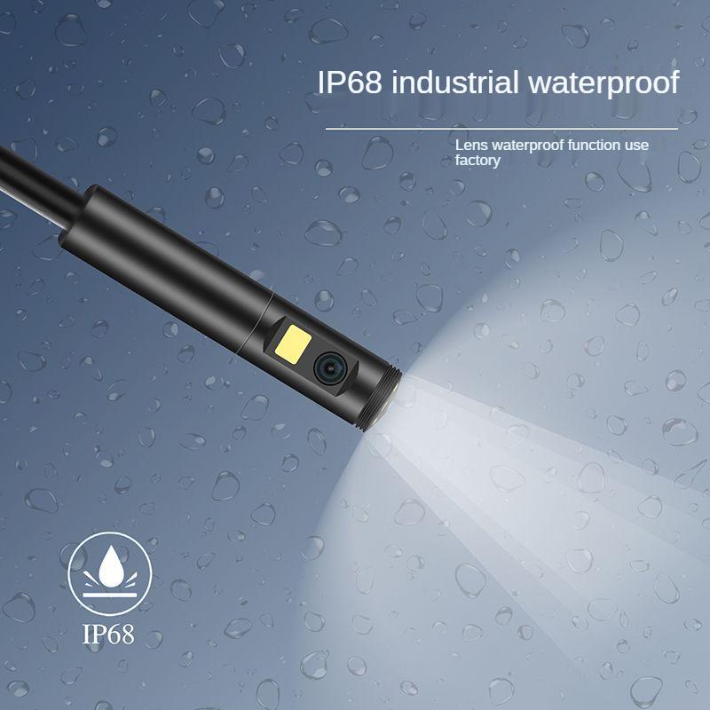 Máy ảnh nội soi công nghiệp USB Ống kính kép IP68 HD Borescope Thanh tra chống thấm nội soi cho ô tô 9 đèn LED cho điện thoại PC